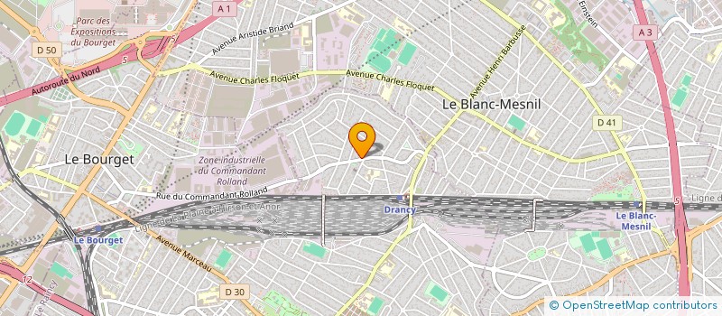 localisation de l'entreprise REVERT BAT à DRANCY