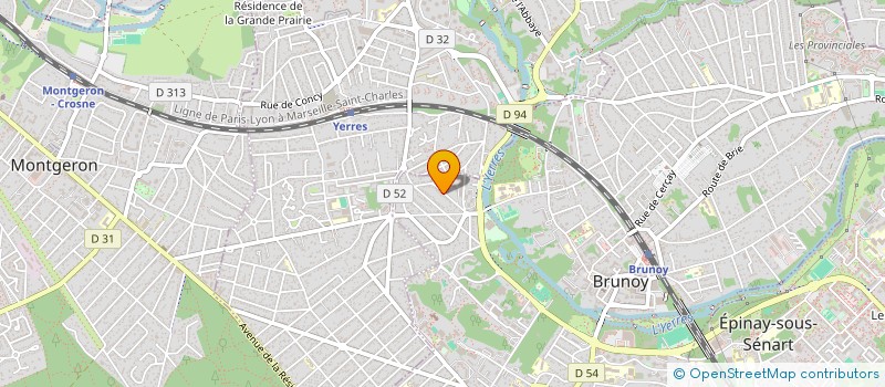 localisation de l'entreprise REVERT JACQUBELLA à BRUNOY