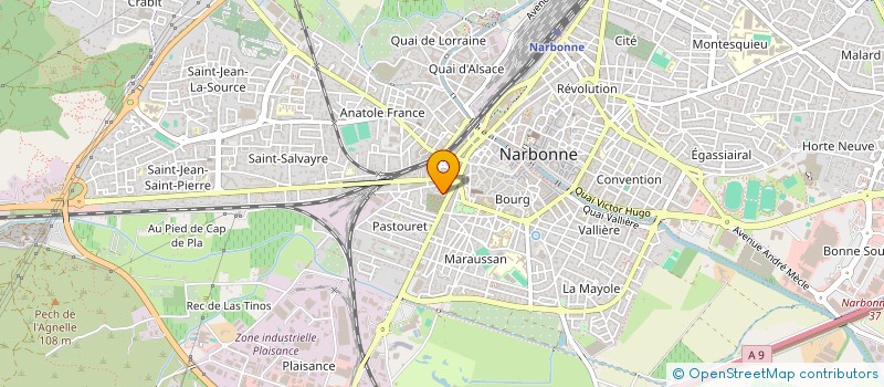localisation de l'entreprise REVERTE à NARBONNE