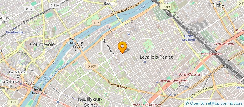 localisation de l'entreprise REVERTET CHEVALIER à LEVALLOIS-PERRET