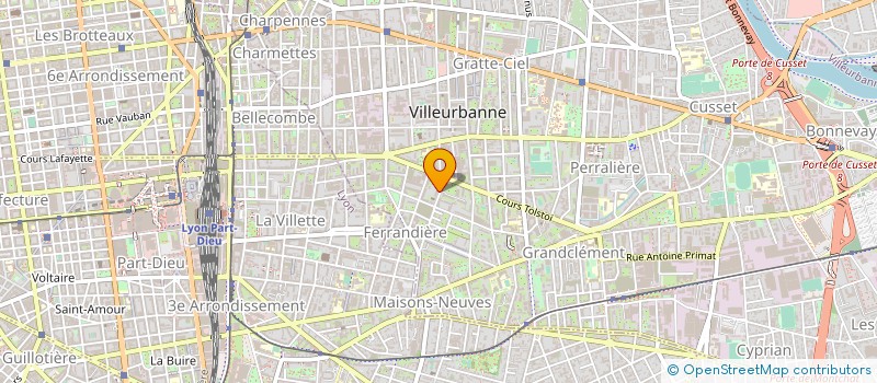 localisation de l'entreprise REVERY GAMES  VILLEURBANNE