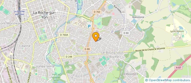 localisation de l'entreprise REVERZHY à LA ROCHE-SUR-YON