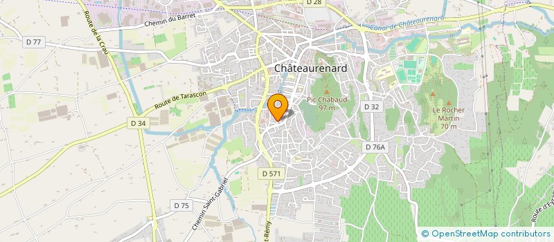 localisation de l'entreprise REVES D'AROMES  CHATEAURENARD