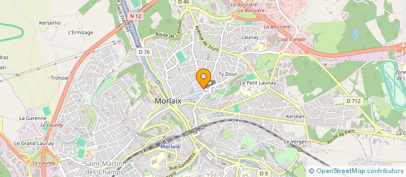 localisation de l'entreprise REVES D'ARTISTES PASSIONNES à MORLAIX