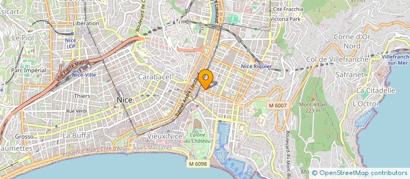 localisation de l'entreprise REVES D'AZUR  NICE