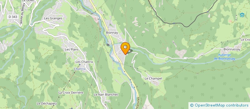 localisation de l'entreprise REVES D'ENFANCE  SAINT-GERVAIS-LES-BAINS