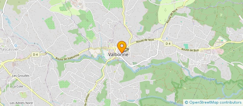 localisation de l'entreprise REVES D'ENFANTS  VALBONNE