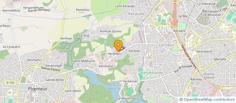 localisation de l'entreprise REVES D'ENFANTS à PLOEMEUR