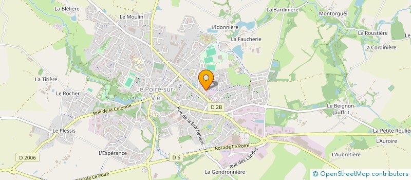 localisation de l'entreprise REVES D'ENFANTS  LE POIRE-SUR-VIE