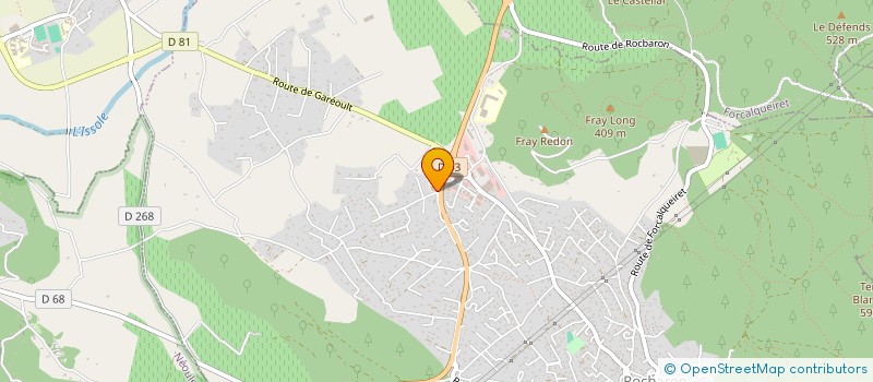 localisation de l'entreprise REVES D'UNE NUIT  ROCBARON