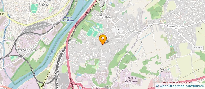 localisation de l'entreprise REVES D'UNE VIE  TERNAY