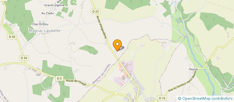 localisation de l'entreprise REVES DE CHARENTE à MAGNAC-LAVALETTE-VILLARS