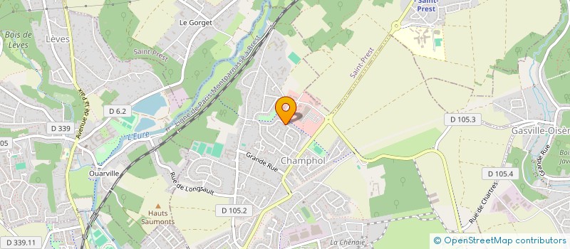 localisation de l'entreprise REVES DE CIRQUE à CHAMPHOL