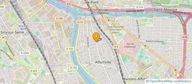 localisation de l'entreprise REVES DE FEES à ALFORTVILLE