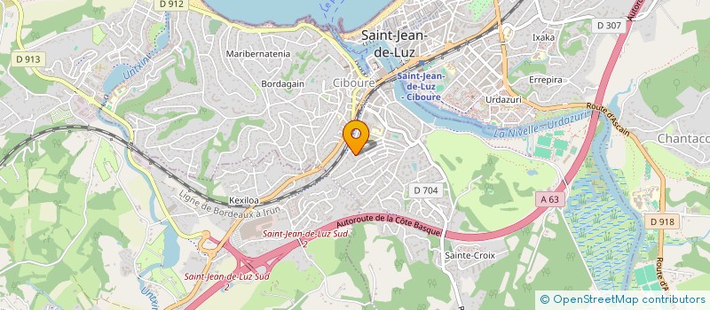 localisation de l'entreprise REVES DE FOOT  CIBOURE