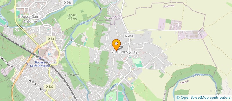localisation de l'entreprise REVES DE GAMINS à VARENNES-JARCY