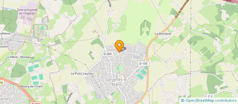 localisation de l'entreprise REVES DE GAMINS  SARGE LES LE MANS