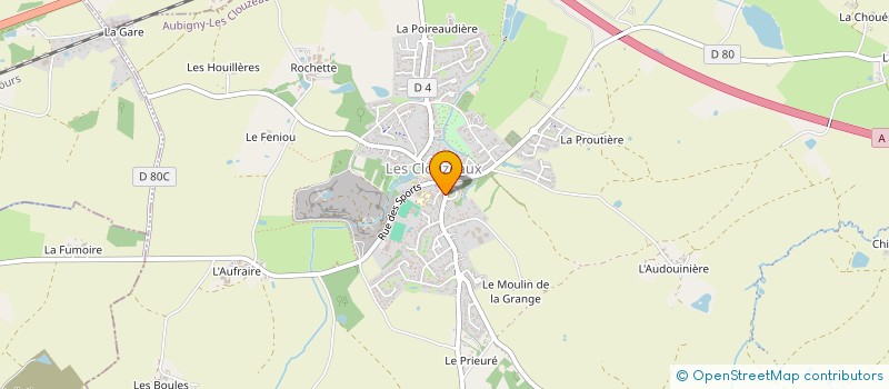 localisation de l'entreprise REVES DE GOSSES à AUBIGNY-LES CLOUZEAUX