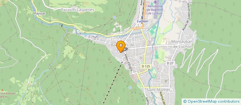 localisation de l'entreprise REVES DE JOUR  BAGNERES-DE-LUCHON