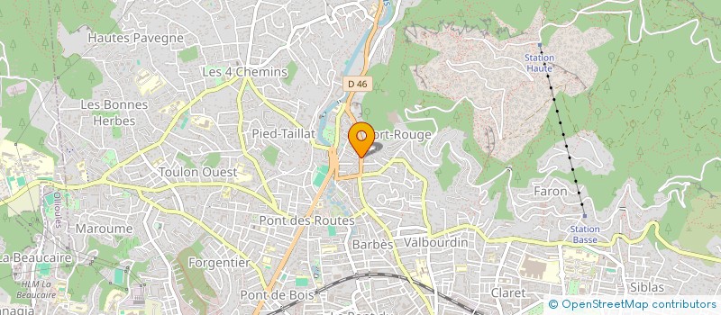 localisation de l'entreprise REVES DE MAGIE  TOULON