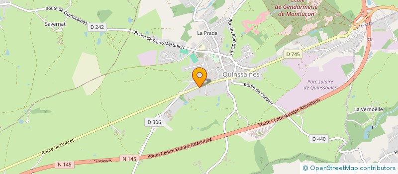 localisation de l'entreprise REVES DE NUITS à QUINSSAINES