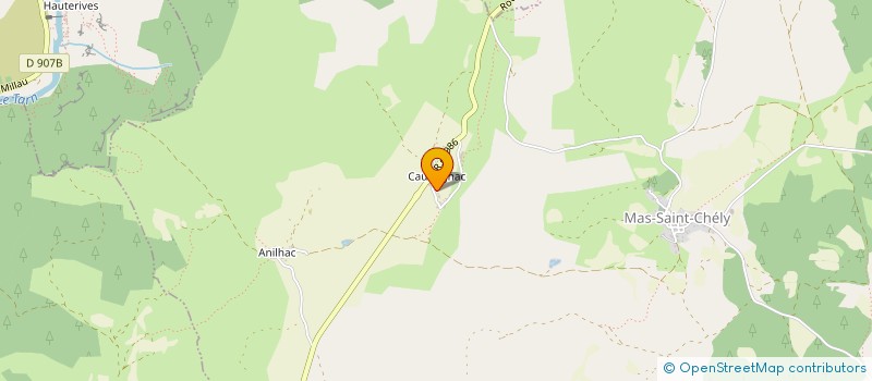 localisation de l'entreprise REVES DOUX  MAS-SAINT-CHELY