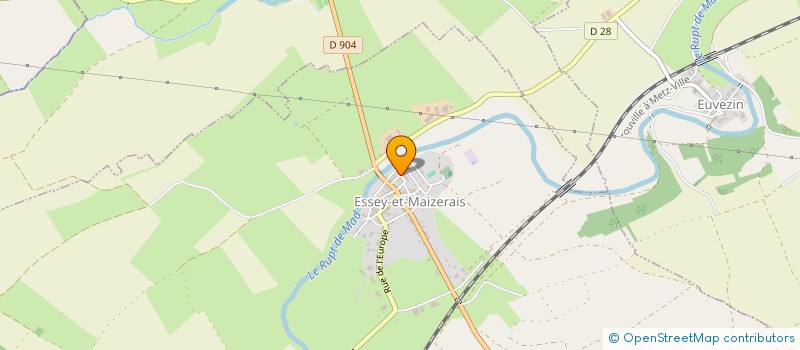 localisation de l'entreprise REVES EN BALLON  ESSEY-ET-MAIZERAIS