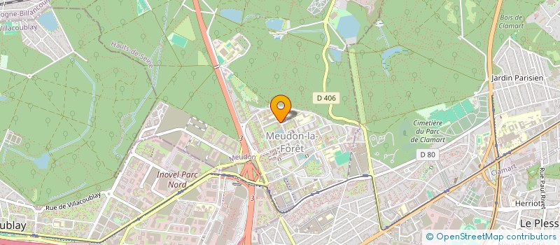 localisation de l'entreprise REVES EN COULEURS à MEUDON
