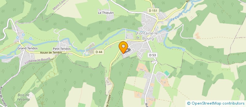 localisation de l'entreprise REVES EN MATIERES  FONTAINE-LE-BOURG