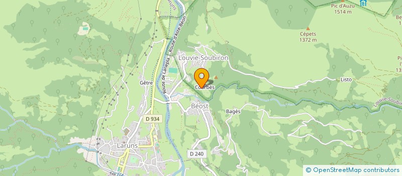 localisation de l'entreprise REVES EN ROUE LIBRE  LOUVIE-SOUBIRON