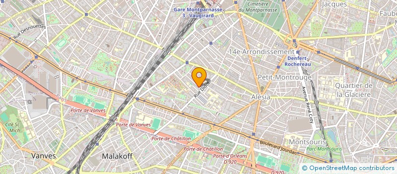 localisation de l'entreprise REVES EN TEMPETE  PARIS