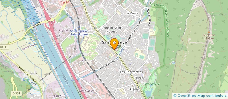 localisation de l'entreprise REVES ET GATEAUX  SAINT-EGREVE