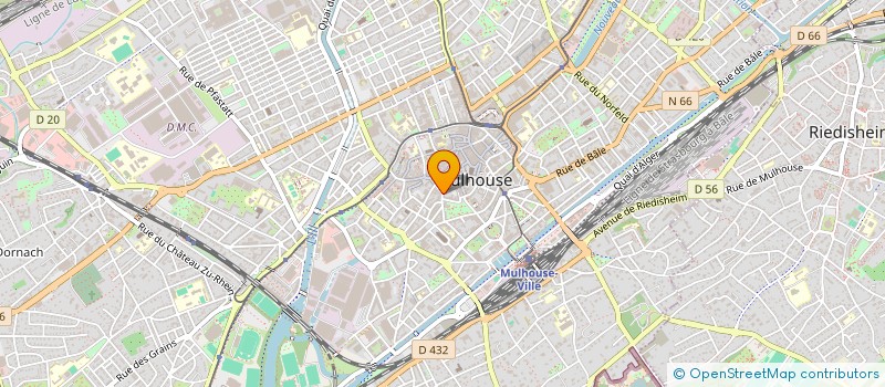 localisation de l'entreprise REVES ET NUAGES  MULHOUSE