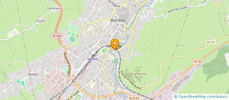 localisation de l'entreprise REVES ET VOYAGES à AURILLAC