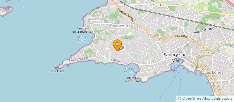 localisation de l'entreprise REVES PACA à SANARY-SUR-MER