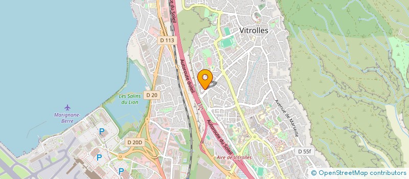 localisation de l'entreprise REVES PARFUMES à VITROLLES