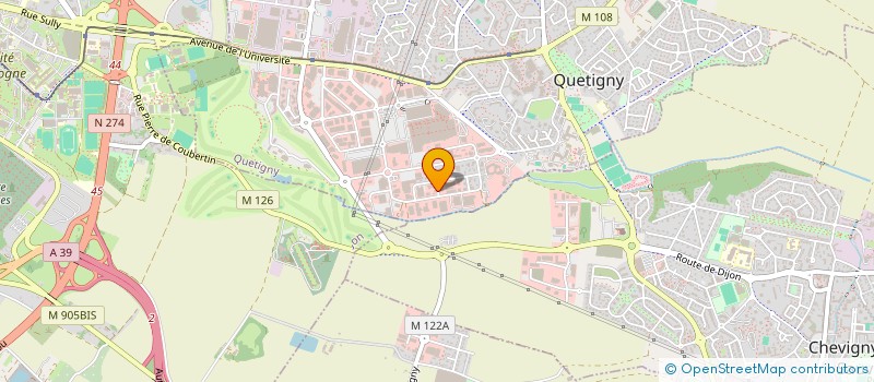 localisation de l'entreprise REVES SUCRES à QUETIGNY