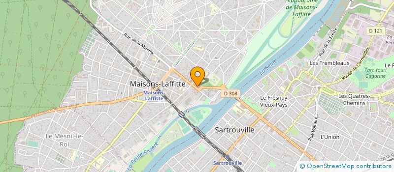 localisation de l'entreprise REVET'AQUITAINE  MAISONS-LAFFITTE