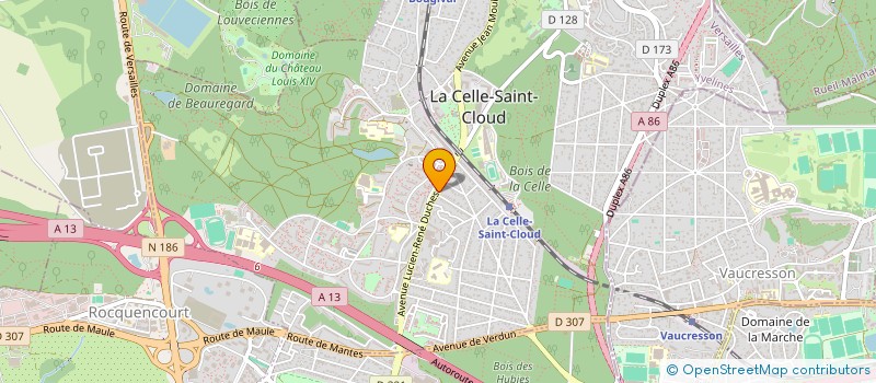 localisation de l'entreprise REVET ' CONCEPT à LA CELLE-SAINT-CLOUD