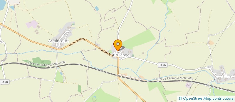 localisation de l'entreprise REVET'HOME  BRULANGE