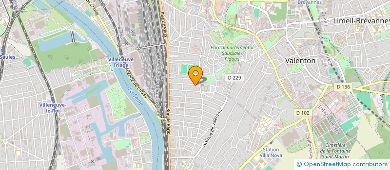 localisation de l'entreprise REVET SERVICE à VILLENEUVE-SAINT-GEORGES