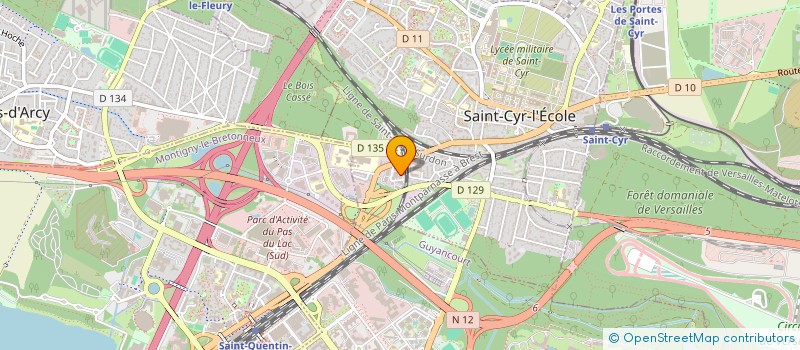 localisation de l'entreprise REVET SOLS EXPLOIT  SAINT-CYR-L'ECOLE