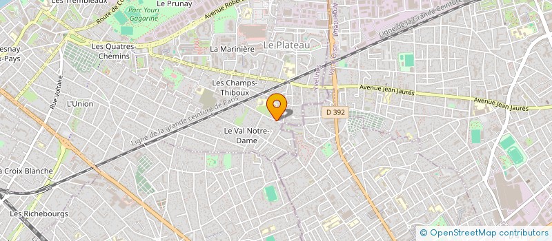 localisation de l'entreprise REVET'SOLS SOUPLES à SARTROUVILLE