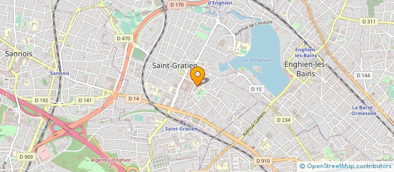 localisation de l'entreprise REVET TOUT  SAINT-GRATIEN