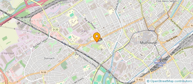 localisation de l'entreprise REVETEC  MULHOUSE