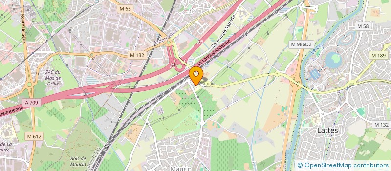 localisation de l'entreprise REVETEM à LATTES