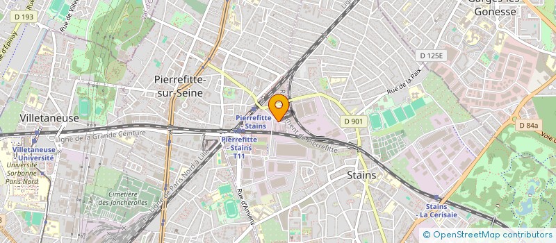 localisation de l'entreprise REVETEMENT DE CHROME DUR à PIERREFITTE-SUR-SEINE