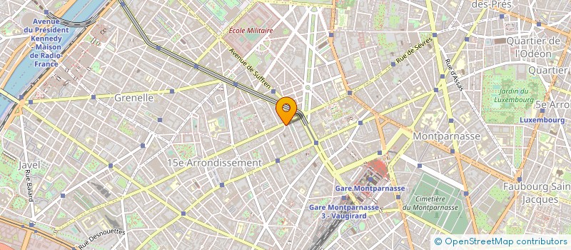 localisation de l'entreprise REVETEMENT FACADE PIERRE à PARIS