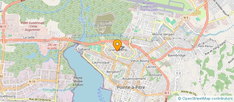 localisation de l'entreprise REVETEMENT SOLS DECOR à LES ABYMES