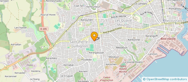 localisation de l'entreprise REVETEMENTS DE SOL ET MURS à BREST